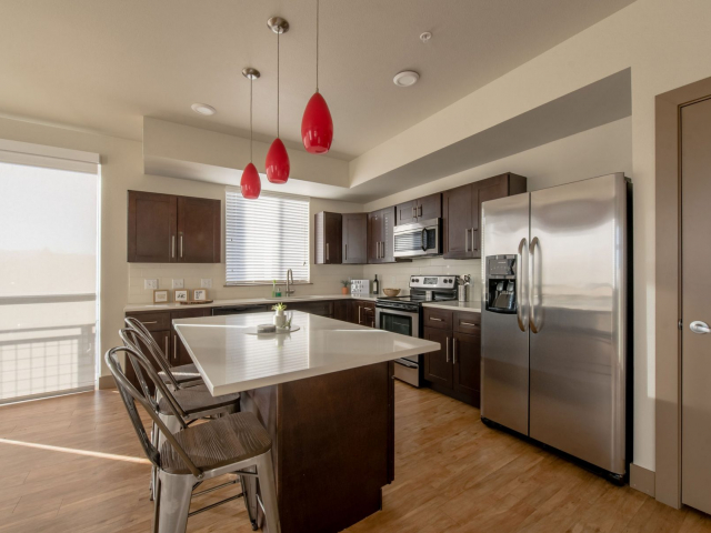 Old Town Flats Fort Collins Apartments Kitchen